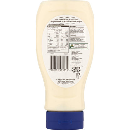 Woolworths Traditional Mayonnaise 470g