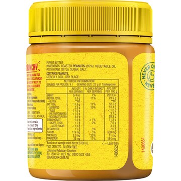 Bega Peanut Butter Crunchy 200g