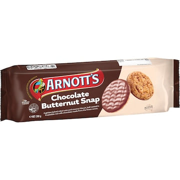 Arnott's Chocolate Butternut Snap Biscuits 200g