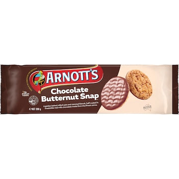 Arnott's Chocolate Butternut Snap Biscuits 200g