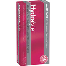 Hydralyte Effervescent Electrolyte Tablets Strawberry Kiwi 40 pack