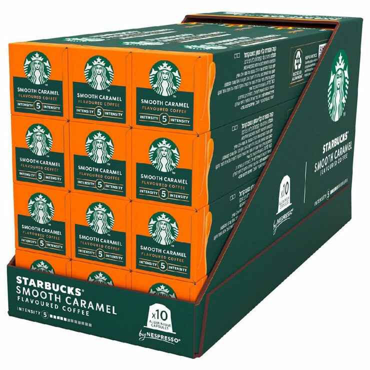 Starbucks by Nespresso Smooth Caramel Coffee Capsules 120 Pack