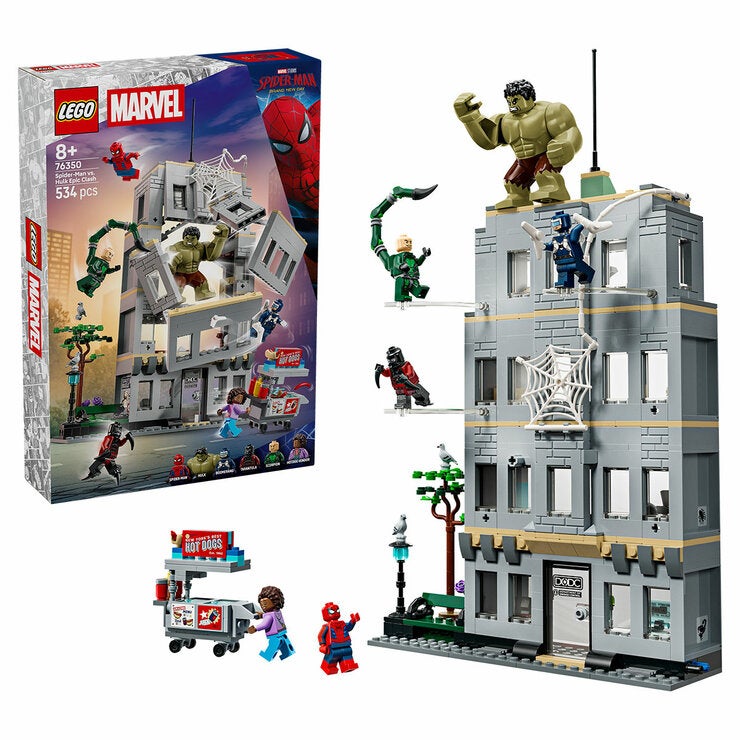 LEGO Marvel Spider-Man vs. Hulk Epic Clash 76350