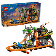 LEGO City Lava Land Roller Coaster Park Building Set 60501