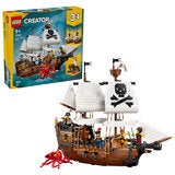 LEGO Creator 3 in 1 Iconic Pirate Ship Building Set 31387