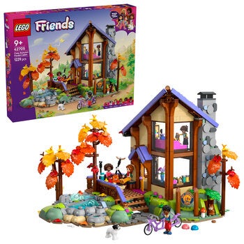 LEGO Friends Cozy Fall Forest Cabin Building Set 42705