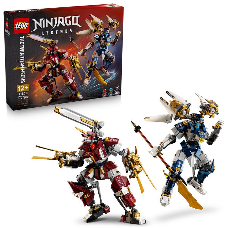 LEGO NINJAGO The Twin Titan Mechs Action Figures 71870