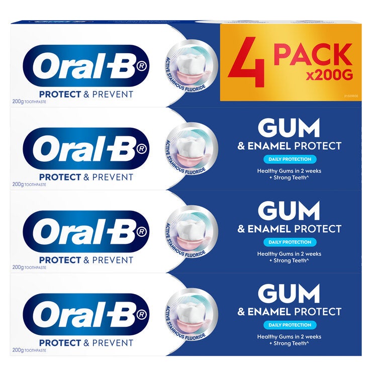 Oral-B Gum & Enamel Daily Protection Clean Toothpaste 4 x 200g