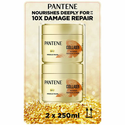 Pantene Collagen Miracle Hair Mask 2 x 250ml