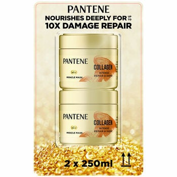 Pantene Collagen Miracle Hair Mask 2 x 250ml