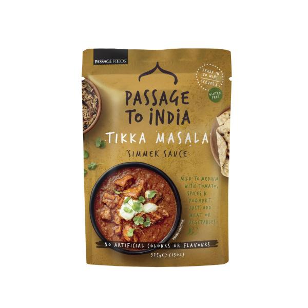PASSAGE TO INDIA TIKKA MASALA SIMMER SAUCE 375G