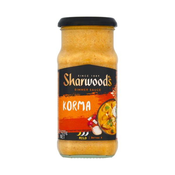 SHARWOODS KORMA SIMMER SAUCE 420G