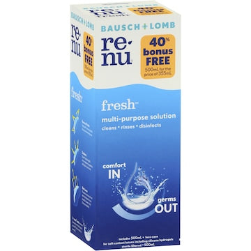 Bausch & Lomb Renu Fresh Multi-purpose Solution 500mL