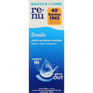 Bausch & Lomb Renu Fresh Multi-purpose Solution 500mL