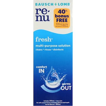 Bausch & Lomb Renu Fresh Multi-purpose Solution 500mL