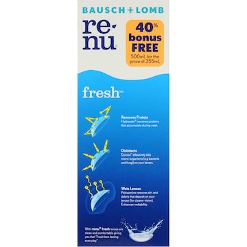 Bausch & Lomb Renu Fresh Multi-purpose Solution 500mL