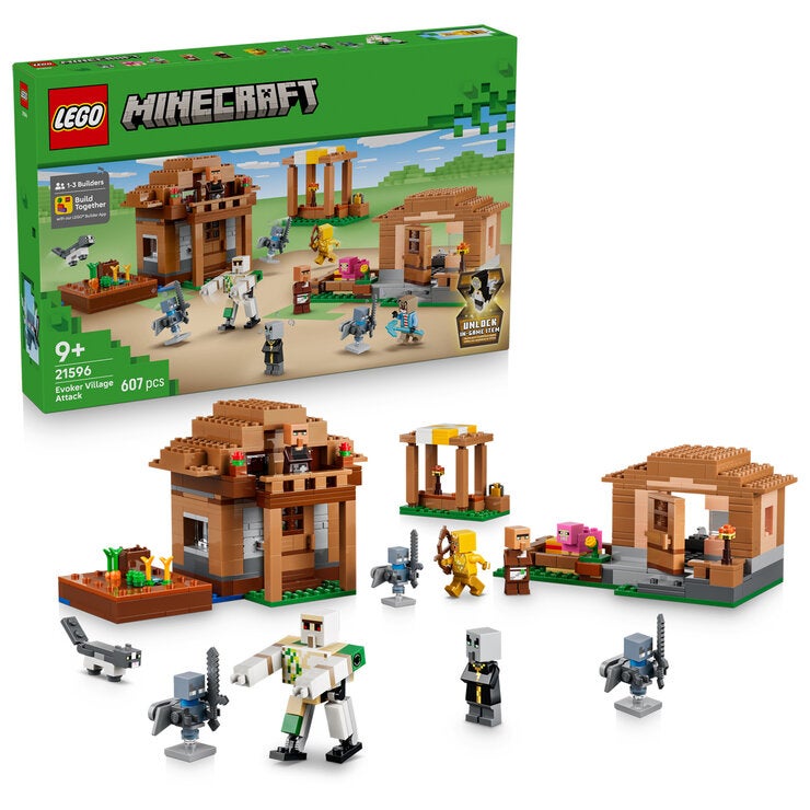 LEGO Minecraft Evoker Village Attack 21596