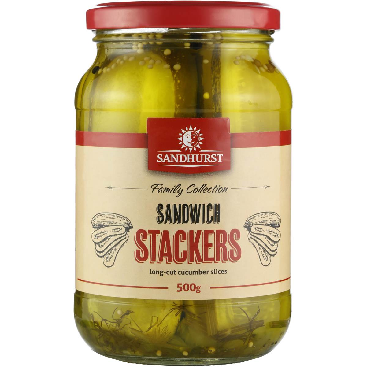 Sandhurst Cucumbers Sandwich Stacker 500g