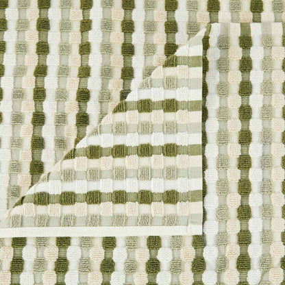 Green Popcorn Cotton Bath Towel