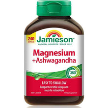 Jamieson Magnesium + Ashawaganda 240 capsules