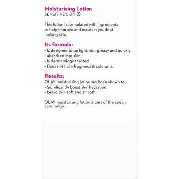 Olay Moisturising Lotion For Sensitive Skin Care 150mL