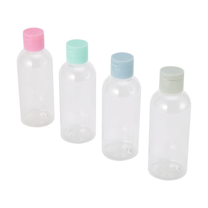 4 Pack Travel Solutions Flip Top Bottles