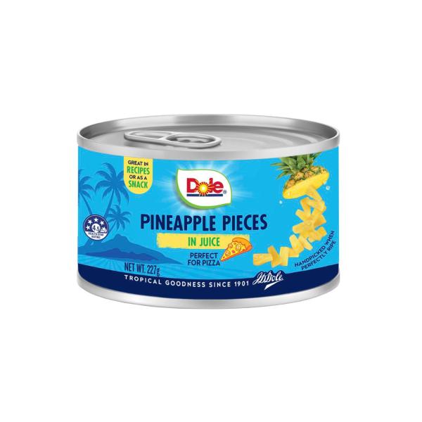 DOLE PINEAPPLE PIECES IN JUICE 227G