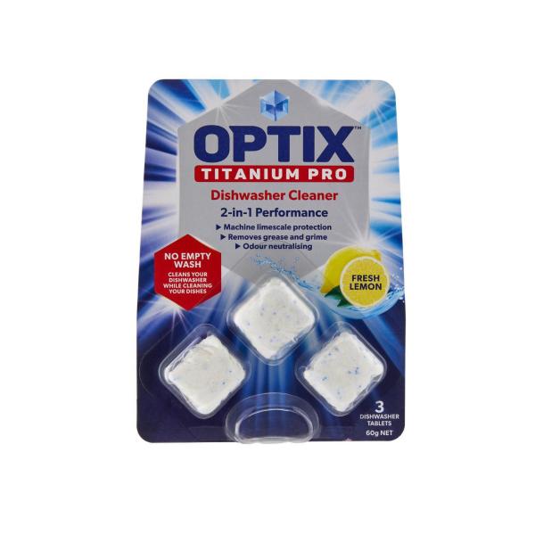 OPTIX DISHWASHER CLEANING PODS 3 PACK