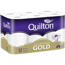 Quilton Gold 4 Ply Toilet Paper 12 pack