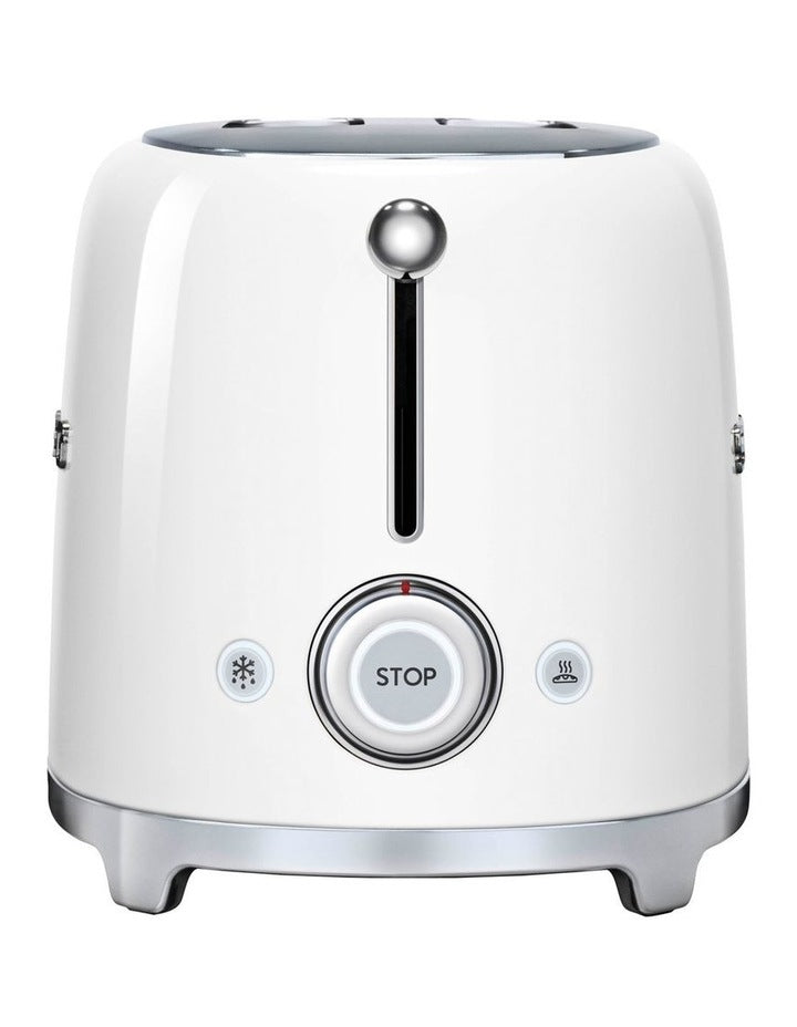 50's Style 2 Slice Toaster in White TSF01WHAU