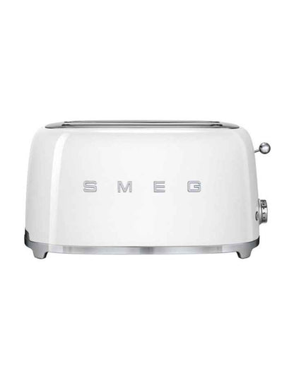 50's Style 4 Slice Long-Slot Toaster in White TSF02WHAU