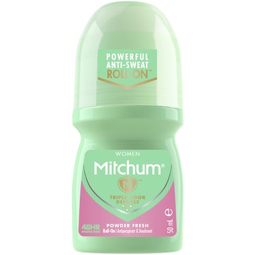 Mitchum Women's Roll On Powder Fresh Antiperspirant & Deodorant 50mL