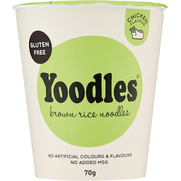 Yoodles Brown Rice Noodles Chicken 70g