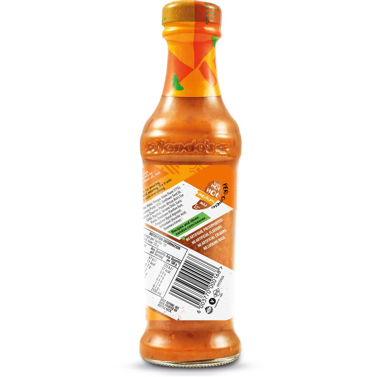Nando's Medium Peri-Peri Chilli Sauce Peri Peri Sauce 250g