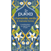 Pukka Chamomile Vanilla & Manuka Honey Herbal Tea Sachets 20 pack