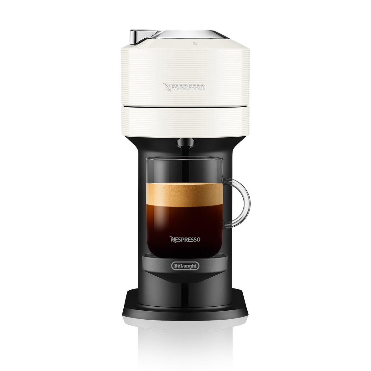 De'Longhi Nespresso Vertuo Next Capsule Coffee Machine Bundle (White)