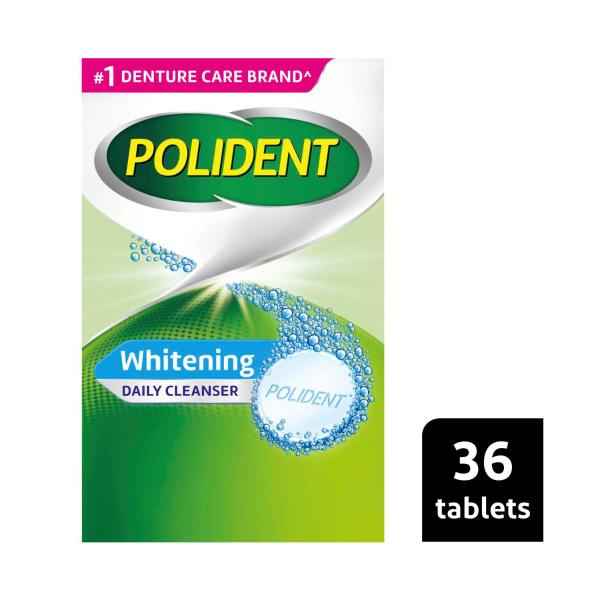 Whitening Denture Cleaner for dentures and partials