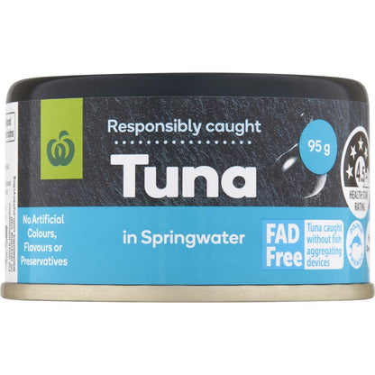 Woolworths Tuna In Springwater 95g
