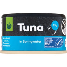 Woolworths Tuna In Springwater 95g