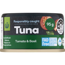 Woolworths Tuna Tomato & Basil 95g