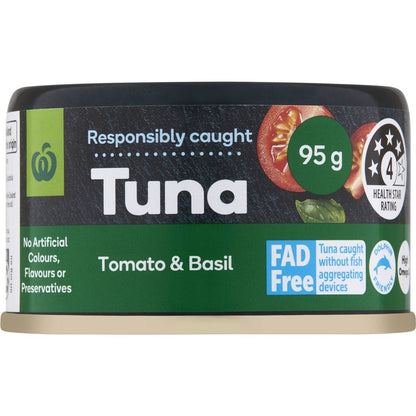 Woolworths Tuna Tomato & Basil 95g