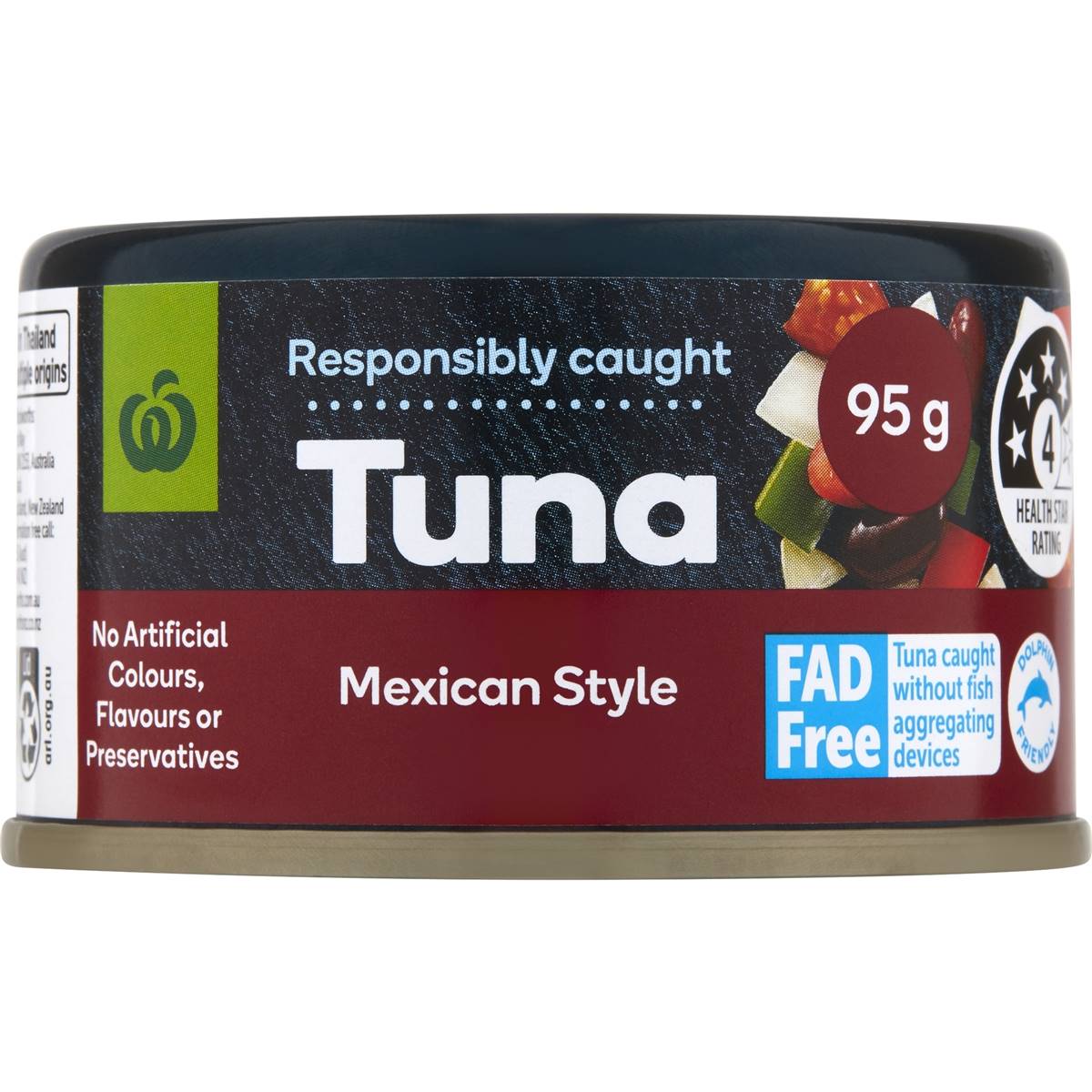 Woolworths Tuna Mexican Style 95g