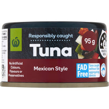 Woolworths Tuna Mexican Style 95g