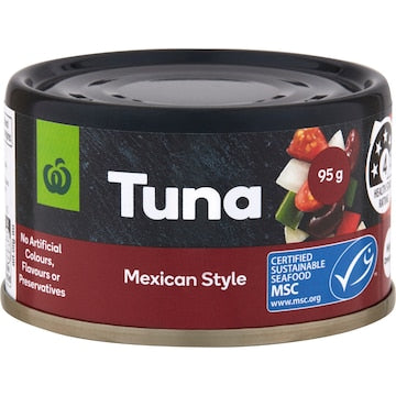 Woolworths Tuna Mexican Style 95g