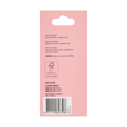 OXX Cosmetics Eyebrow Tweezer Trio Set
