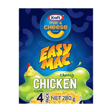 KRAFT EASY MAC & CHEESE CHEESY CHICKEN PASTA MACARONI NOODLES 280G