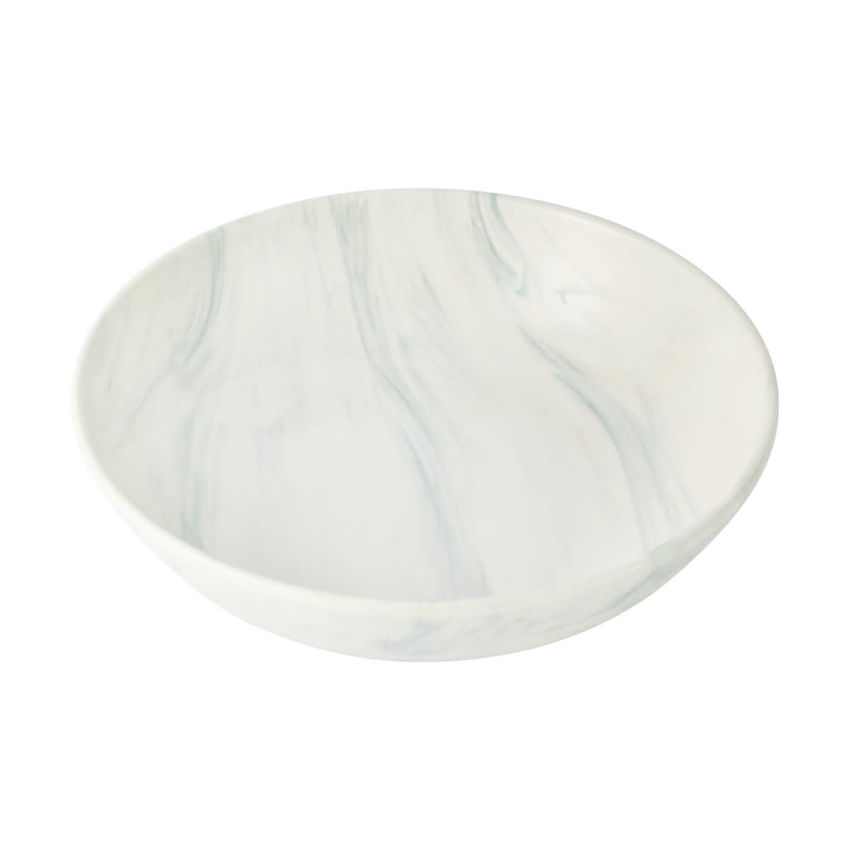Grey Marble Look Large Bowl