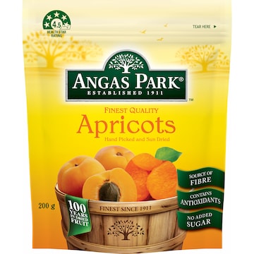 Angas Park Dried Apricots 200g