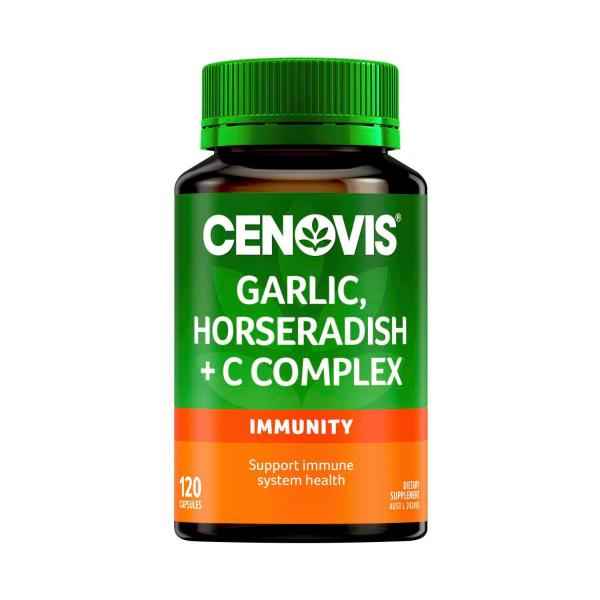 Garlic Horseradish + Vitamin C Complex Capsules