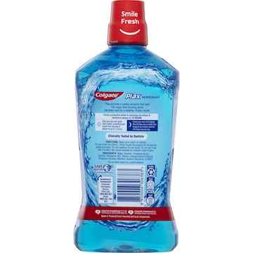 Colgate Mouthwash Peppermint Alcohol Free - Plax 1L